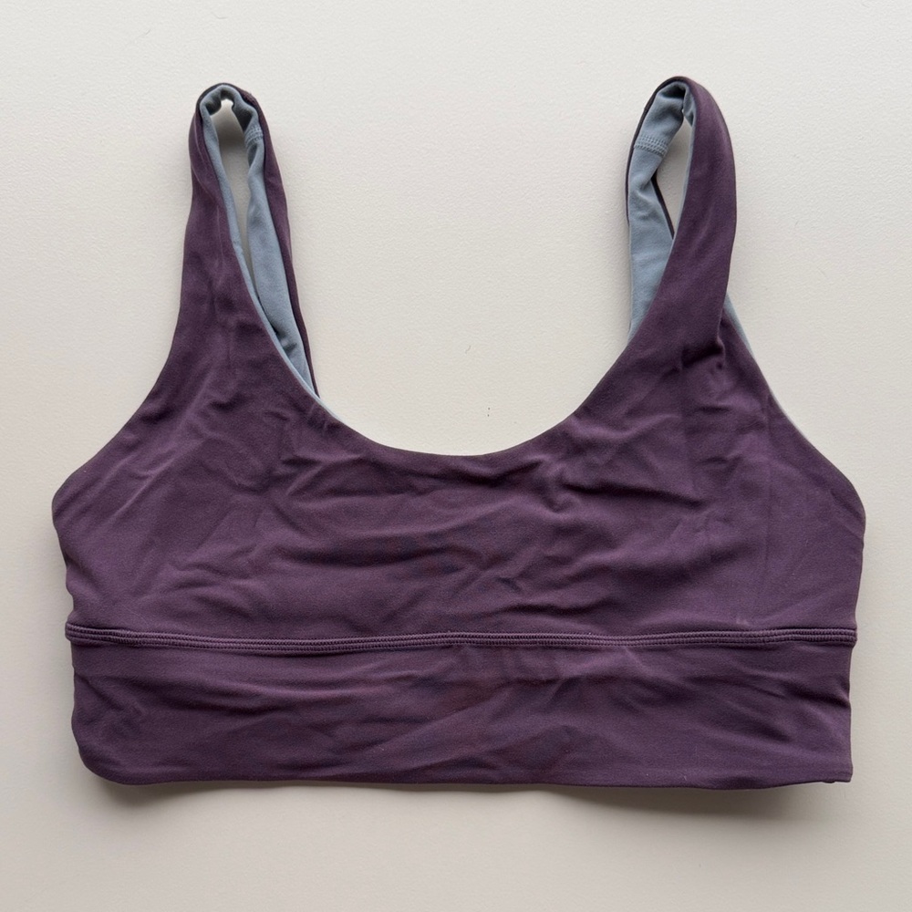 lululemon athletica Purple and Blue Reversible Sports Bra